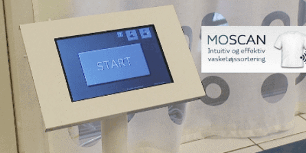 Skærm viser startskærmen for MoScan