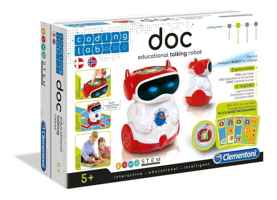 DOC educational training robot i kasse