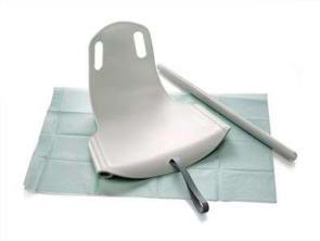 Formstøbt sæde med løs skubbestang og spilerdug